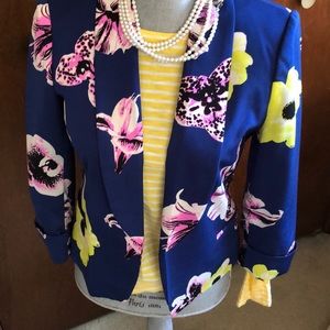 JCrew Floral jacket